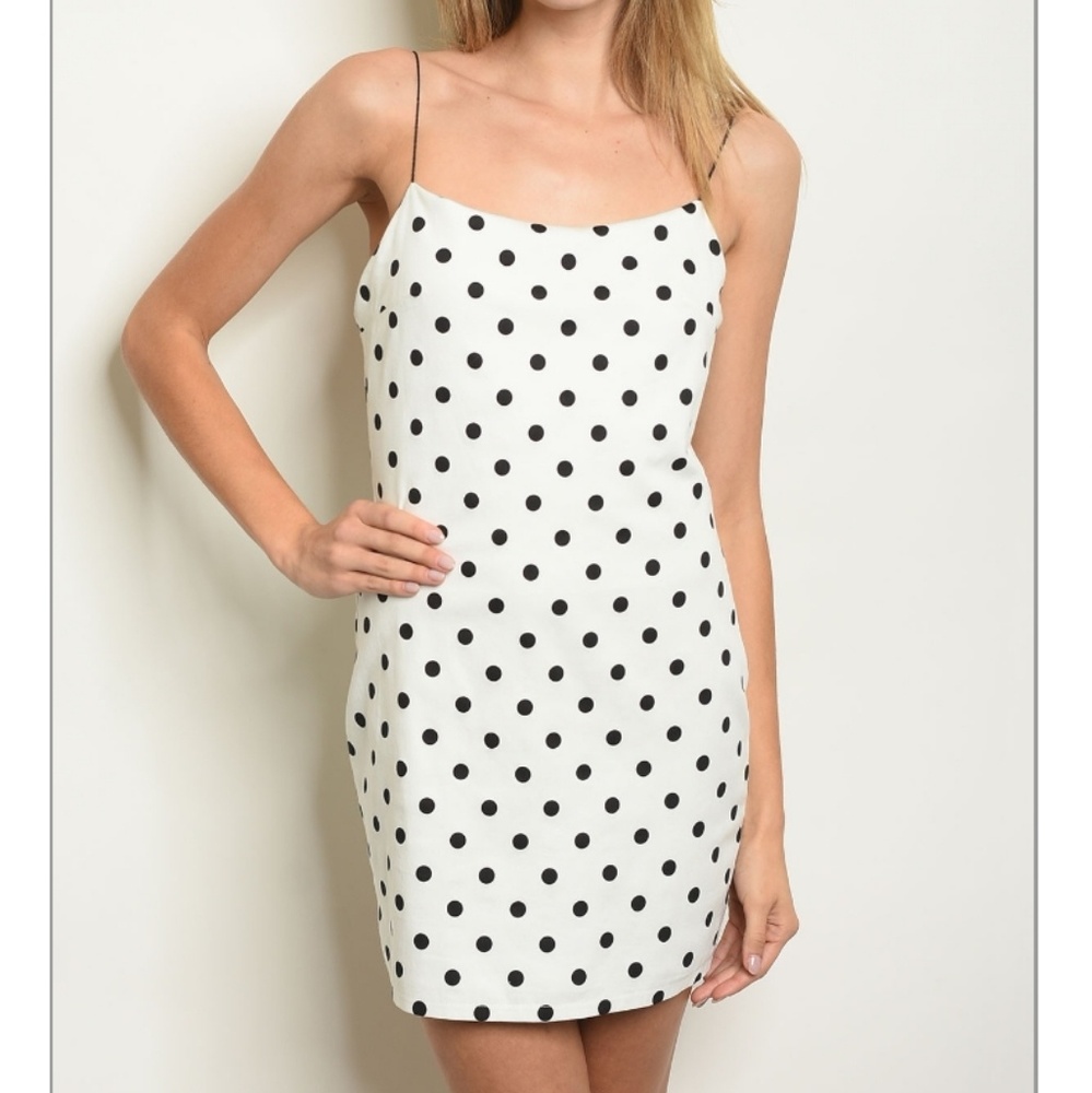 The Room Black & White polka dot sundress